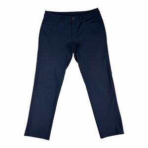 Lululemon Men’s Pants 31 ABC Skinny Fit Navy Blue Golf